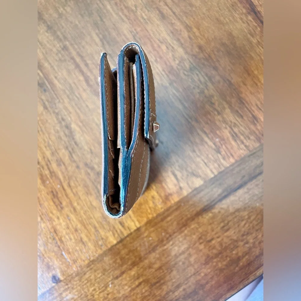 Vintage Gucci Striped Monogram Studded Compact Wallet - Picture 9 of 10